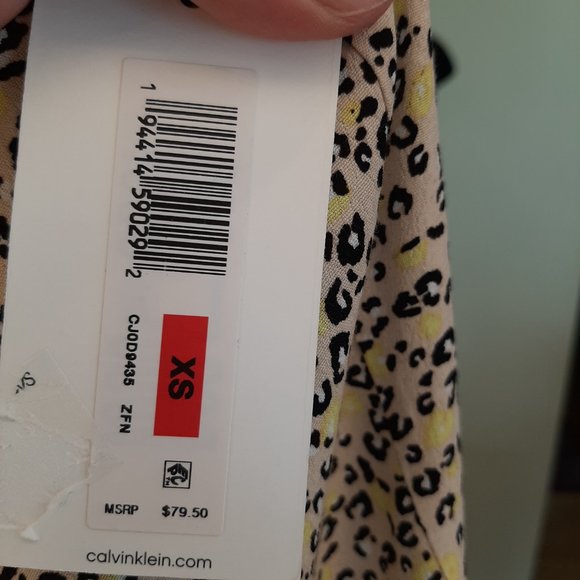 Brand New Calvin Klein Jeans Animal Print Sundress MSRP $79.50 - Picture 11 of 13